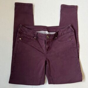 ✨maurices Jegging Pants‎ Stretch Casual Eggplant color Size Medium Regular